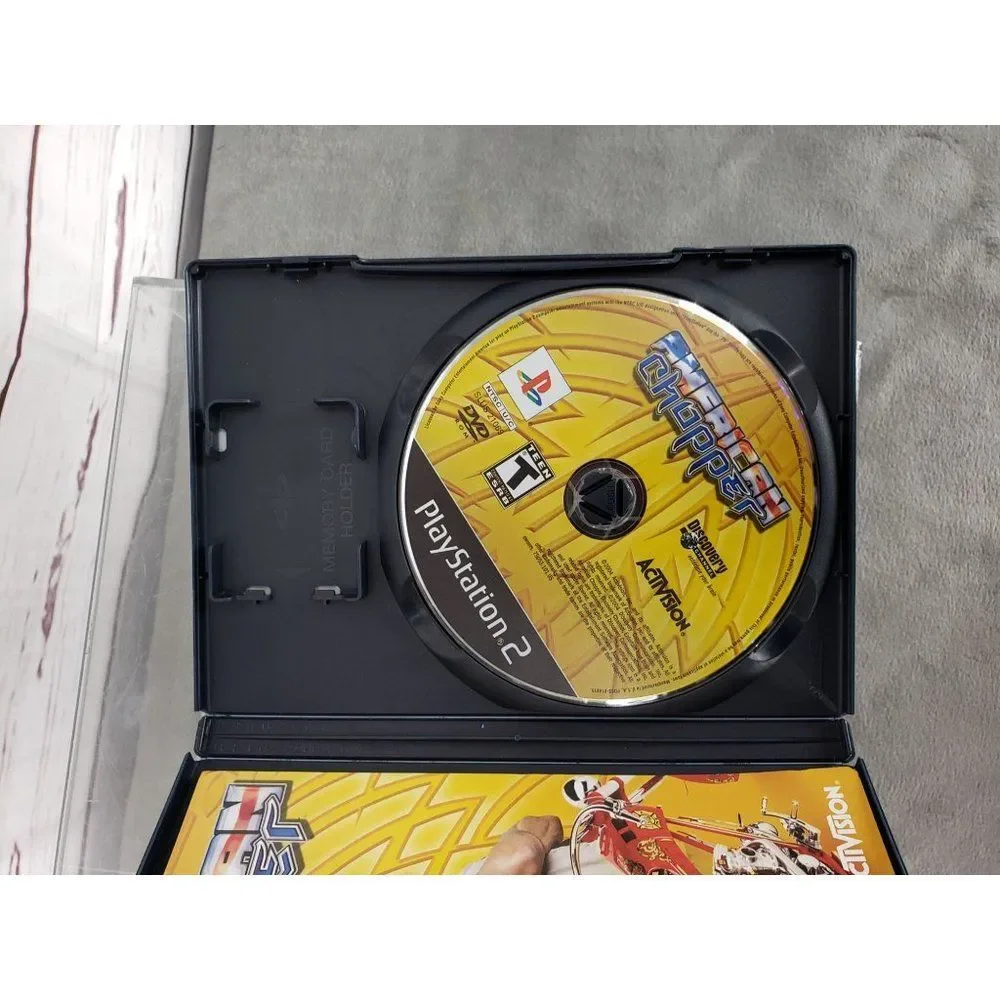 American Chopper (Sony PlayStation 2 PS2,‎ 2004) Disc with Manual